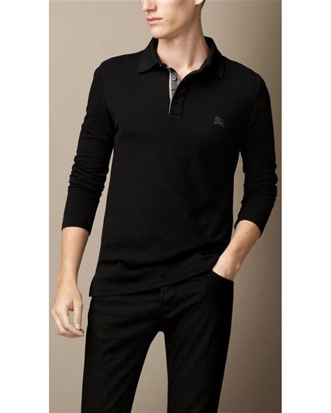 burberry dress long sleeves|Burberry long sleeve polo men's.